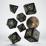 Q-Workshop The Witcher Ciri The Zireael 7 Piece Dice Set With Coin - Radar Toys