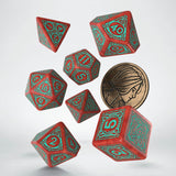Q-Workshop The Witcher Triss Merigold The Fearless 7 Piece Dice Set With Coin - Radar Toys
