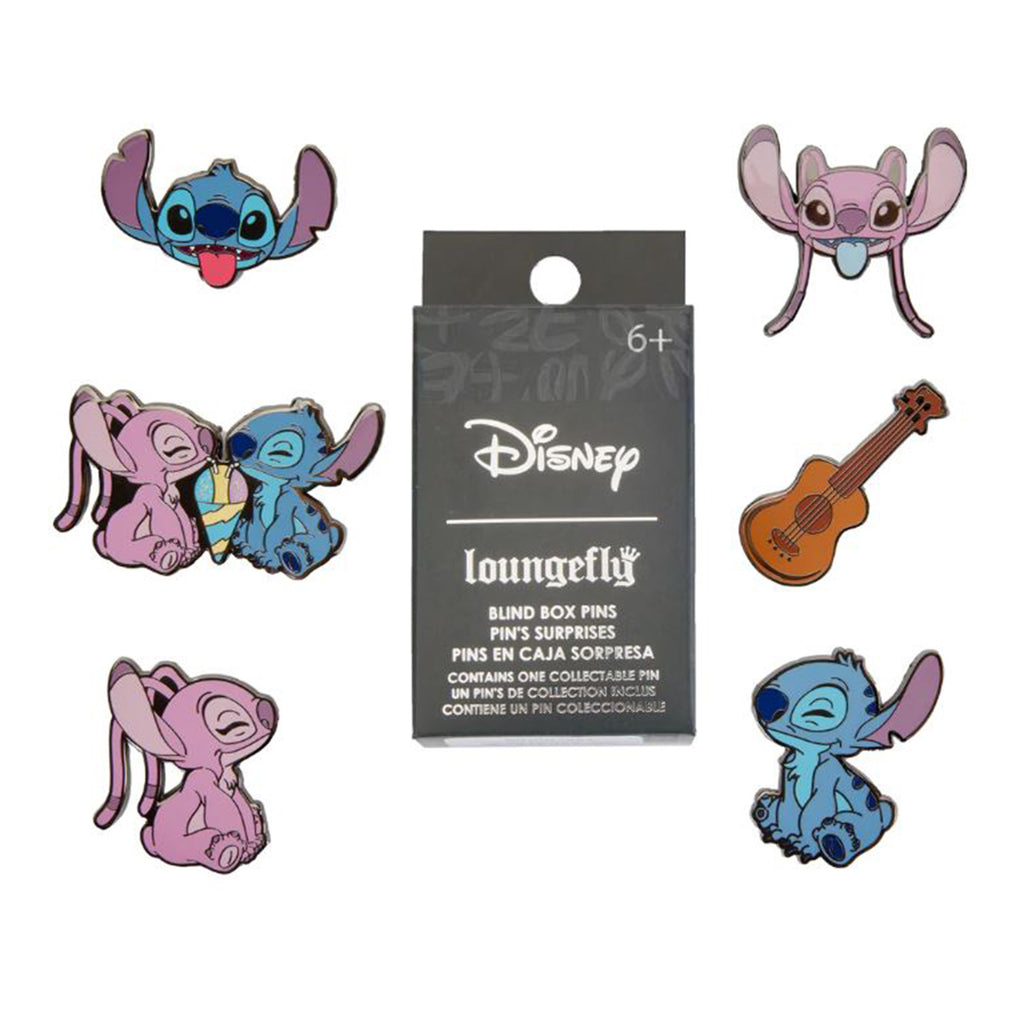 Loungefly Disney Stitch And Angel Single Blind Box Pin