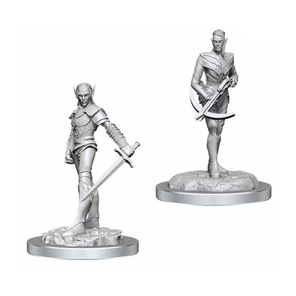 WizKids Dungeons And Dragons Drow Fighters Nolzur's Marvelous Figure Set
