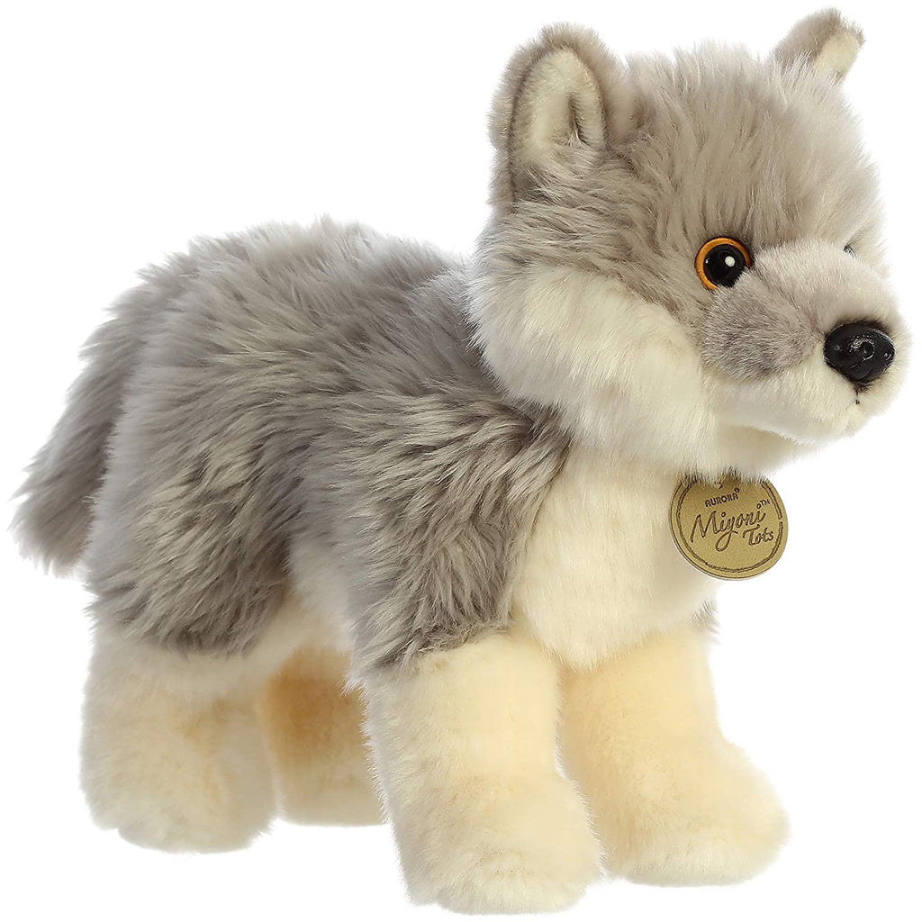 Aurora Miyoni Wolf Pup 10 Inch Plush