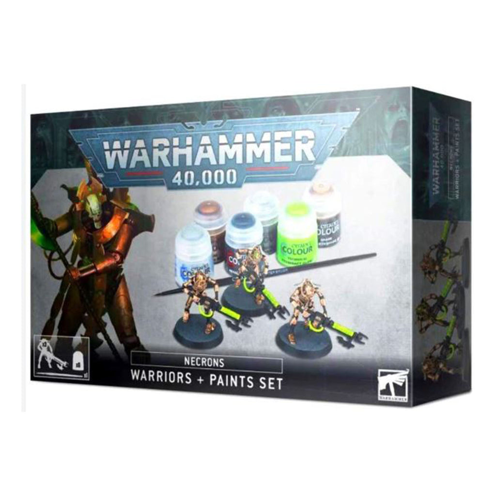 Warhammer 40,000 Necrons Warriors And Paints Set - Radar Toys