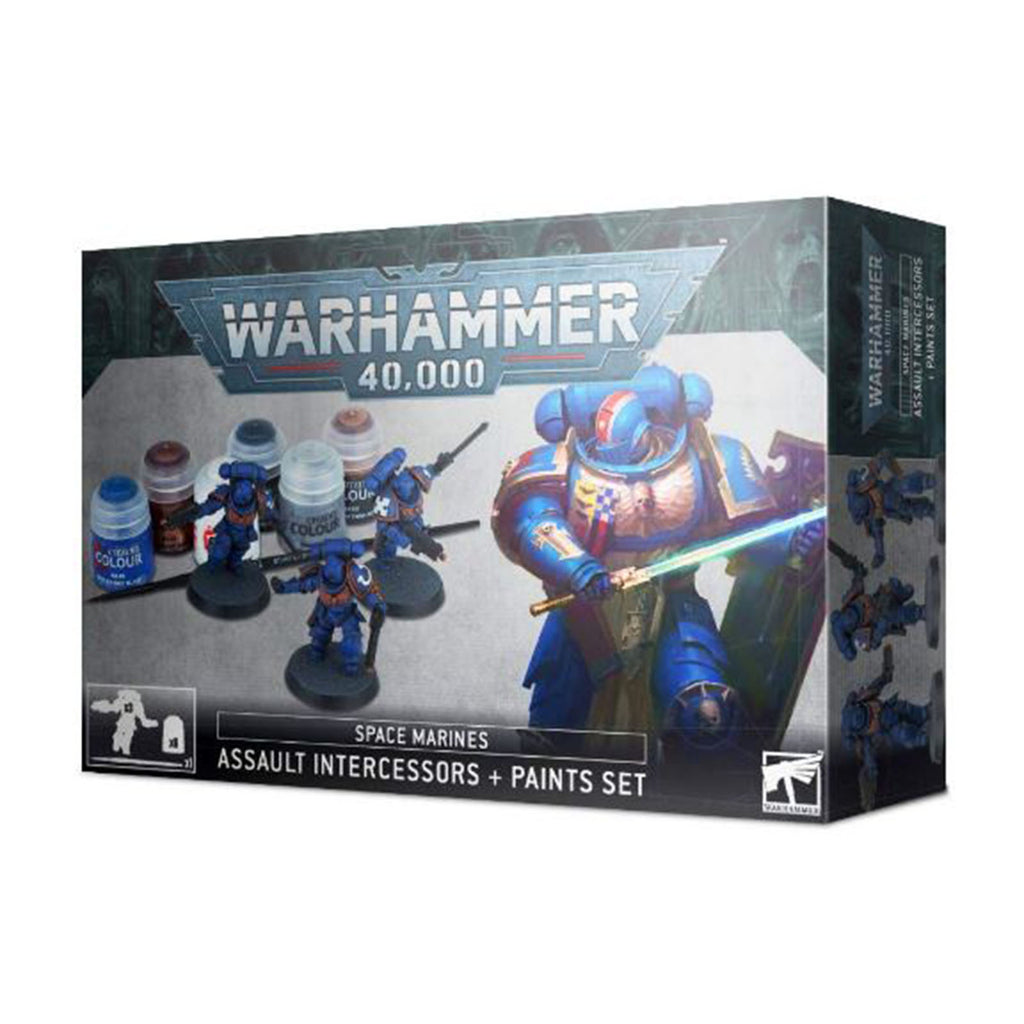 Warhammer 40,000 Space Marine Assault Intercessors Paint Set