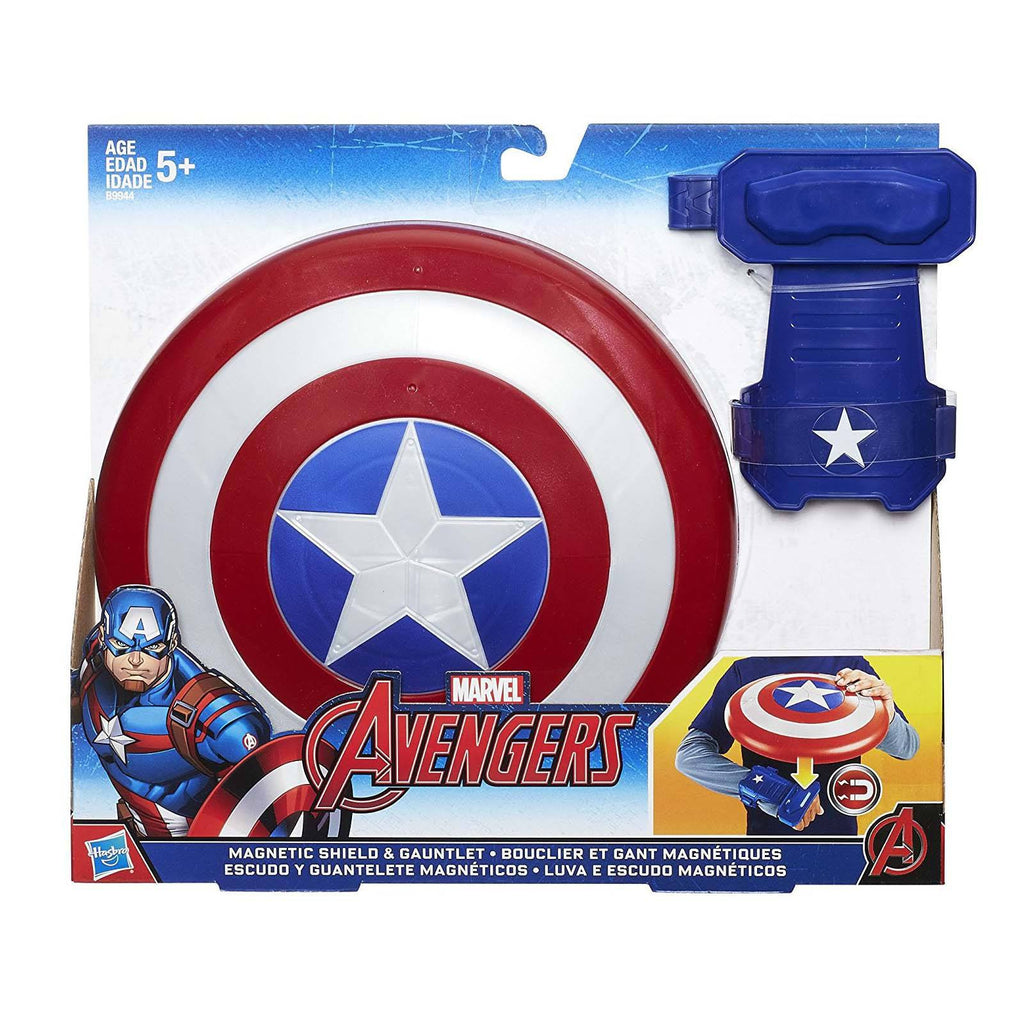 Marvel Avengers Captain America Magnetic Shield And Gauntlet