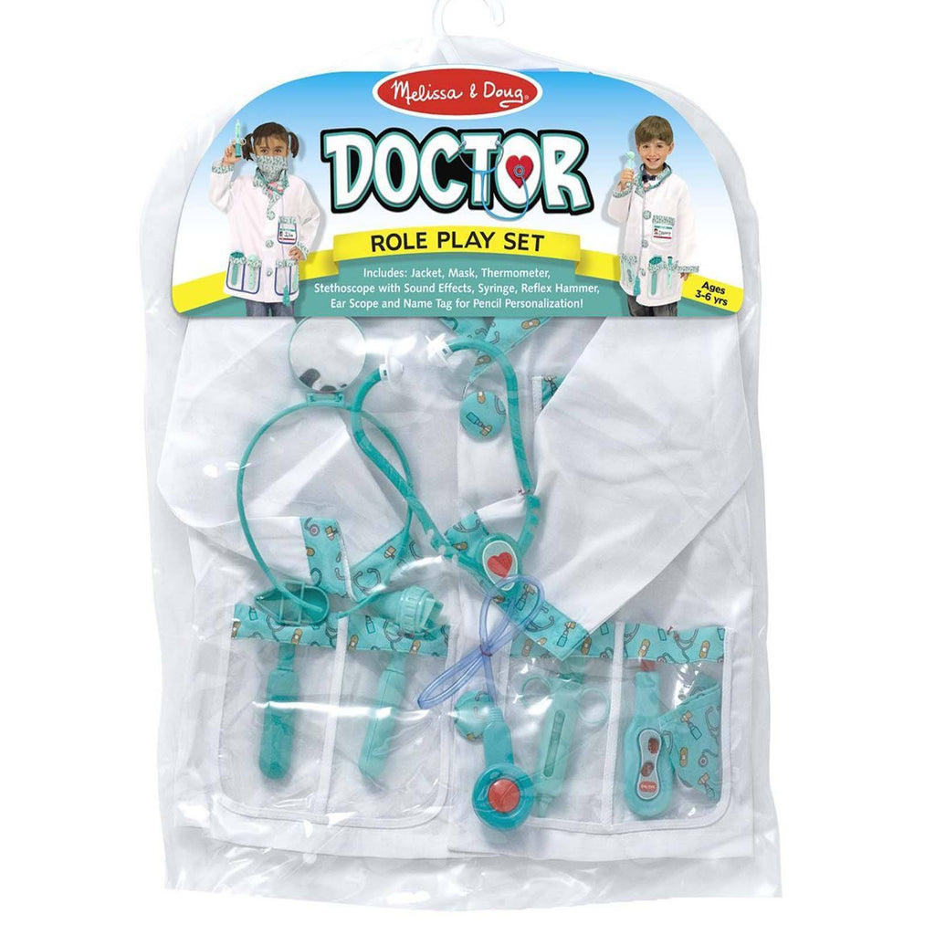 Melissa And Doug Doctor Role Play Costume Set