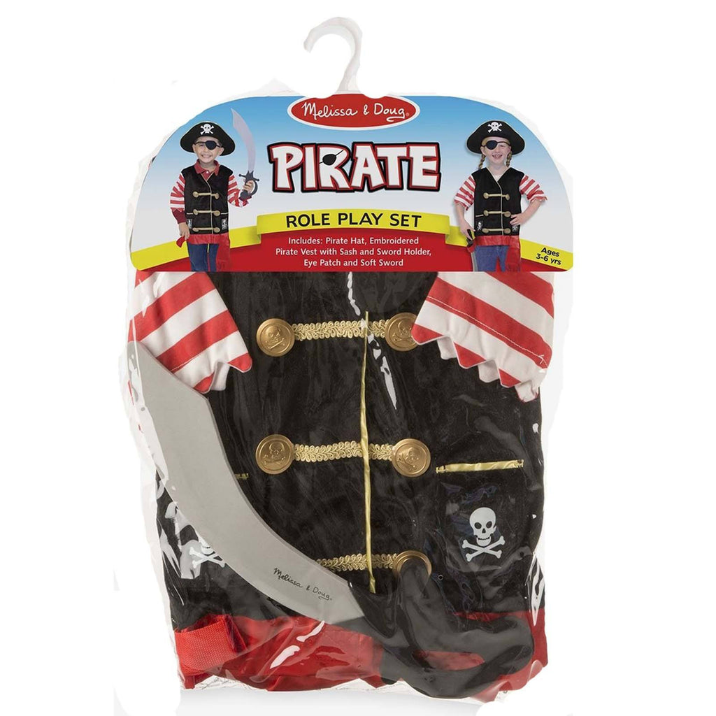 Melissa And Doug Pirate Role Play Costume Set - Radar Toys